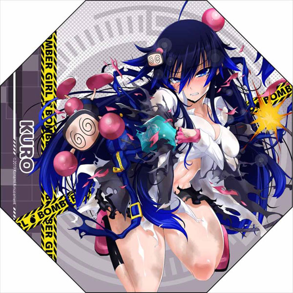 Bomber Girl Tabletop Mini Umbrella Kuro