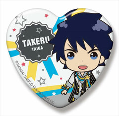 THE IDOLM@STER SideM SideMini Heart Tin Badge Glory Monochrome Takeru Taiga