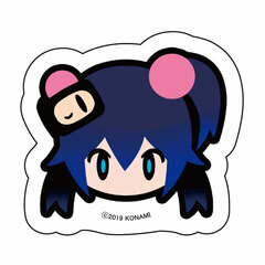Bomber Girl Diecut Sticker Kuro