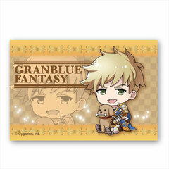 Gyugyutto BIG Square Tin Badge GRANBLUE FANTASY Vane