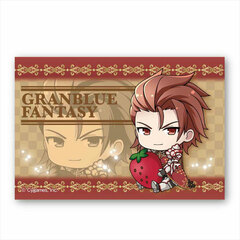 Gyugyutto BIG Square Tin Badge GRANBLUE FANTASY Percival