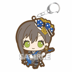 BanG Dream! Girls Band Party! Rubber Keychain Sanrio Party ver. Tae Hanazono