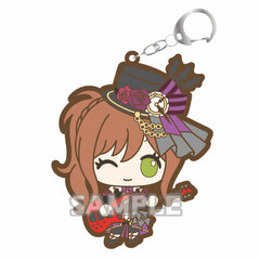 BanG Dream! Girls Band Party! Rubber Keychain Sanrio Party ver. Lisa Imai