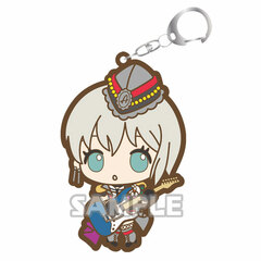 BanG Dream! Girls Band Party! Rubber Keychain Sanrio Party ver. Moca Aoba