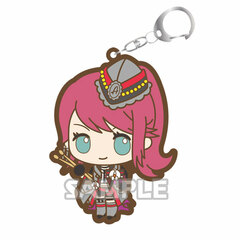 BanG Dream! Girls Band Party! Rubber Keychain Sanrio Party ver. Tomoe Udagawa