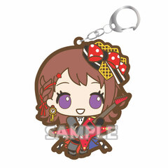 BanG Dream! Girls Band Party! Rubber Keychain Sanrio Party ver. Kasumi Toyama