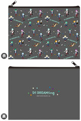 DREAM!ing Yuru Palette Pouch Black Dorm