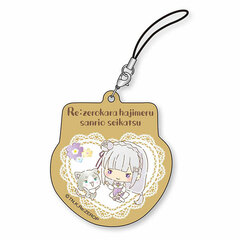 Eco Strap Re:ZERO -Starting Life in a Sanrio World- Emilia & Puck