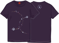 Touken Ranbu Online T-shirt Yagen Toushirou Matte Purple M (Ladies')