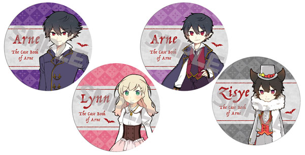 Arune no Jikenbo Tin Badge +QUARTET