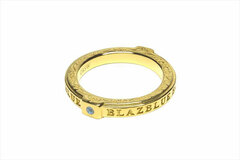 GamSyrup BlazBlue 10th Annivarsary Accessory Silver Ring 10 Es