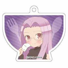 Emiya-san Chi no Kyou no Gohan Diecut Acrylic Ballchain Rider SD