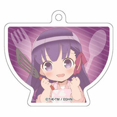 Emiya-san Chi no Kyou no Gohan Diecut Acrylic Ballchain Sakura Matou SD