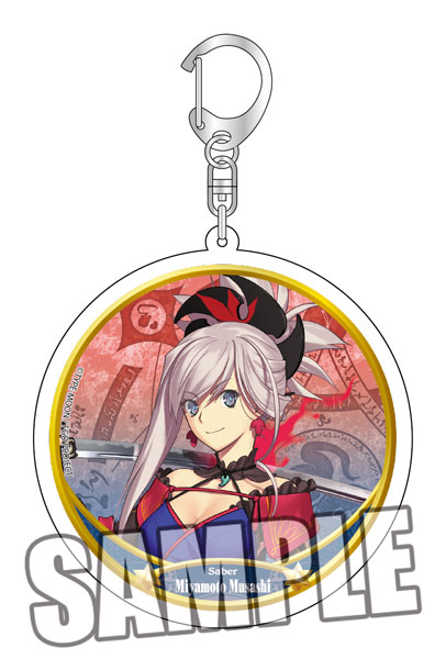 Fate/Grand Order Acrylic Keychain Saber/Musashi Miyamoto