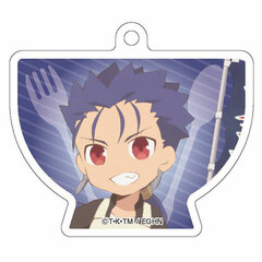 Emiya-san Chi no Kyou no Gohan Diecut Acrylic Ballchain Lancer SD