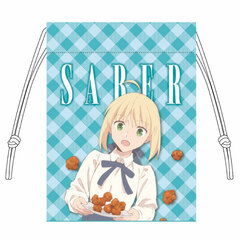 Emiya-san Chi no Kyou no Gohan Drawstring Bag Saber