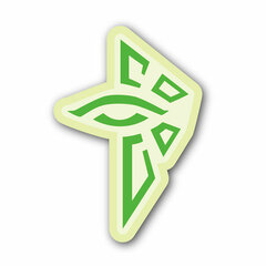 INGRESS THE ANIMATION Enlightened Glow-in-the-Dark Patch (Detachable)