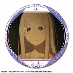 Re:ZERO -Starting Life in Another World- 2nd season Tin Badge Design 03 (Emilia /C)