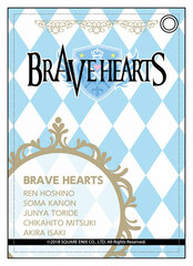 IDOL FANTASY - Synthetic Leather Pass Case BRAVE HEARTS