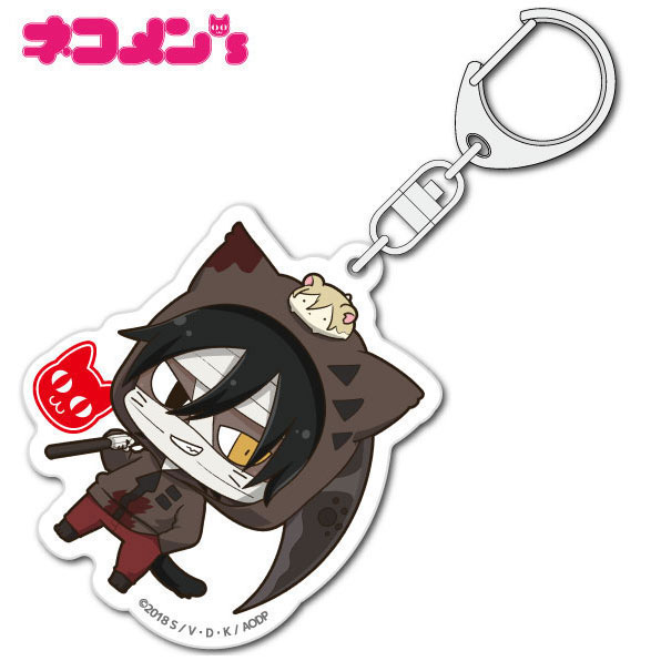 Satsuriku no Tenshi Nekomens Acrylic Keychain Zack