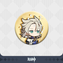 Genshin Impact Default Stamp Series Pearl Tin Badge Vol.3 Albedo