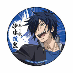 Gakuen BASARA Tin Badge Masamune Date