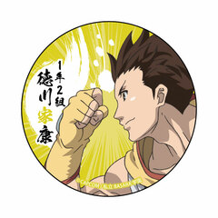 Gakuen BASARA Tin Badge Ieyasu Tokugawa