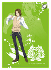 Gakuen BASARA Synthetic Leather Pass Case Motonari Mori