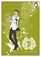 Gakuen BASARA Synthetic Leather Pass Case Sasuke Sarutobi