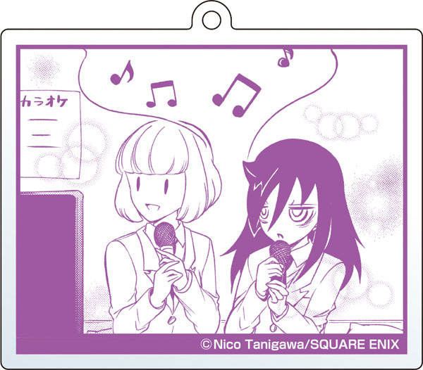 Watamote Famous Scene Acrylic Keychain (4)