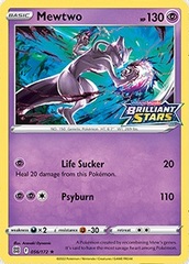 Mewtwo - 056/172 - Holo Rare - Promo (Brilliant Stars Stamped)