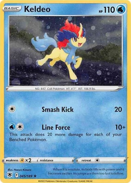 Keldeo - 045/189 (Cosmos Holo)