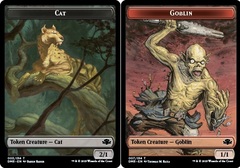 Goblin // Cat (003) Double-sided Token - Foil