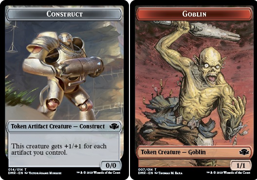 Construct Token // Goblin Token - Foil