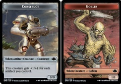 Construct (014) // Goblin (007) Double-Sided Token - Foil