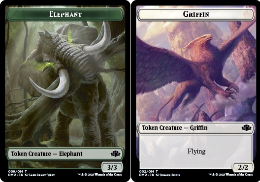 Elephant Token // Griffin Token - Foil