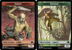 Goblin (007) // Squirrel (013) Double-Sided Token - Foil