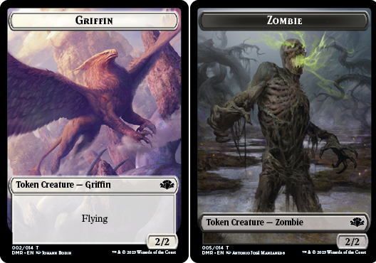 Griffin Token // Zombie Token - Foil