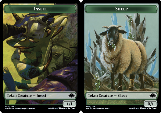 Insect Token // Sheep Token - Foil