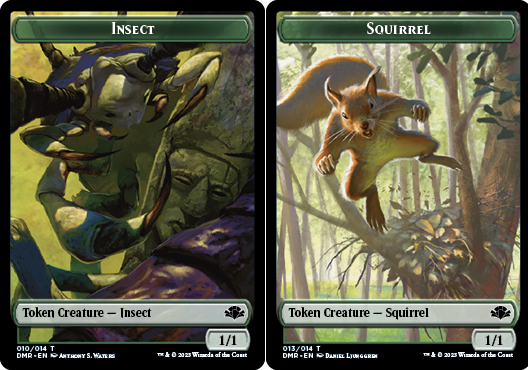 Insect Token // Squirrel Token - Foil