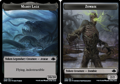 Marit Lage (004) // Zombie (005) Double-Sided Token - Foil