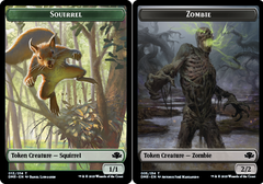 Squirrel (013) // Zombie (005) Double-Sided Token - Foil