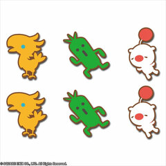 Final Fantasy Rubber Magnet Mascot Character Set