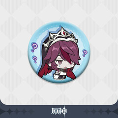 Genshin Impact Default Stamp Series Pearl Tin Badge Rosaria