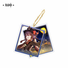 Genshin Impact Wallpaper Chara Double Acrylic Strap Hu Tao
