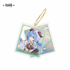 Genshin Impact Wallpaper Chara Double Acrylic Strap Ganyu