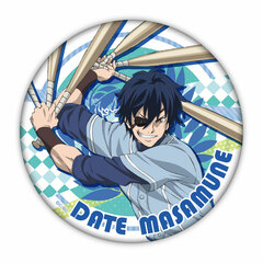 Gakuen BASARA Deka Tin Badge Masamune Date