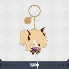 Genshin Impact Chara Metal Keyring Fischl