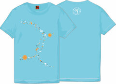 Touken Ranbu Online T-shirt Urashima Kotetsu Aqua Blue L (Men's)