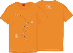 Touken Ranbu Online T-shirt Hakata Toushirou Gold S (Ladies')